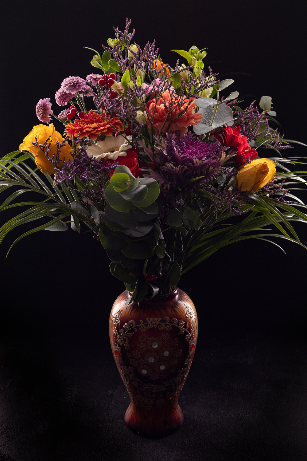 vase with flowers